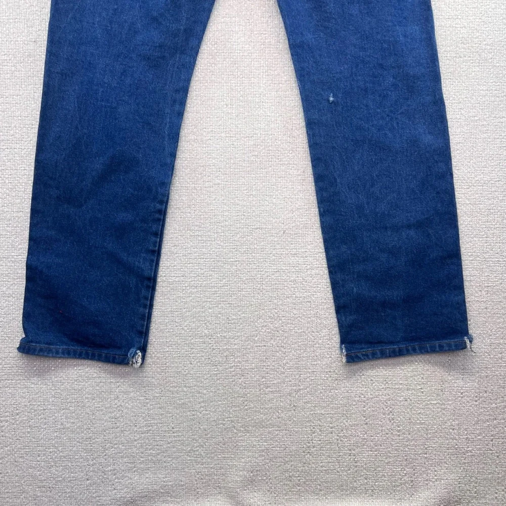 Wrangler‎ 13MWZ Cowboy Cut Jeans Men's 35x32 Blue Denim Original Fit Zipper Leg